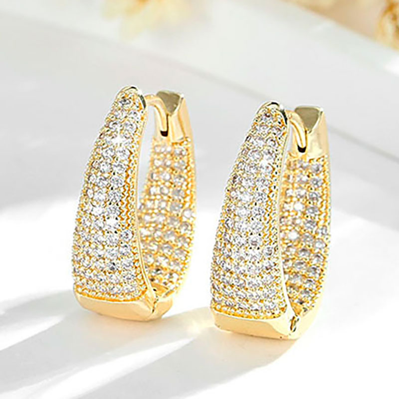 Inside & Out Hoop Earrings (18K Yellow Gold Finished)